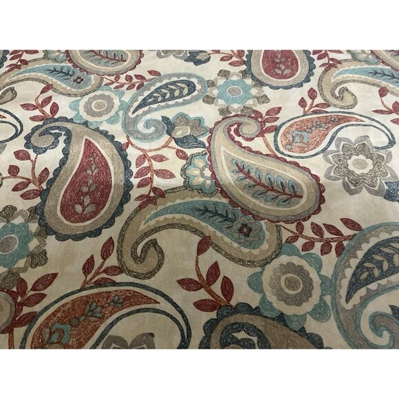 Richloom Solarium Fabric Paisley Floral Screen Print Home Decor Weight 5 Yards - Picture 12 of 16